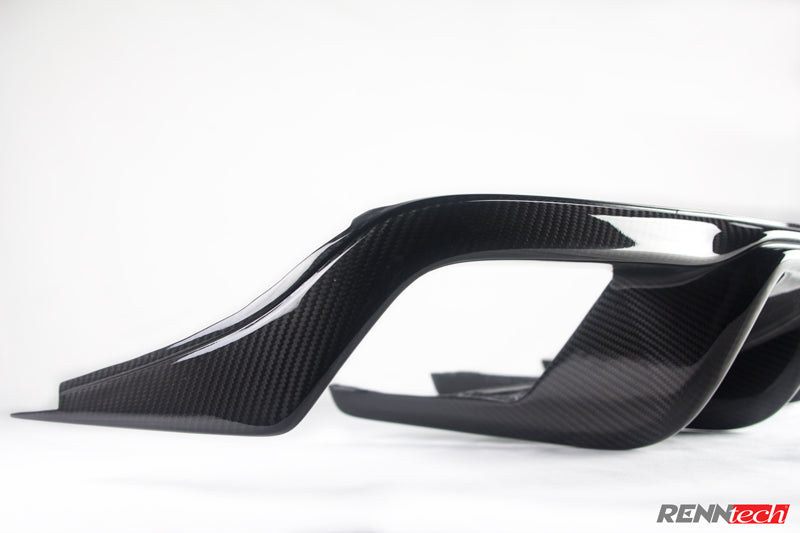 RENNtech | Fibre de carbone | Diffuseur arrière | 218 - Classe CLS
