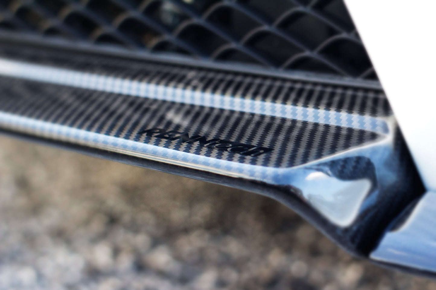 RENNtech | Fibre de carbone | Lame avant 3 pièces | 218 - Classe CLS