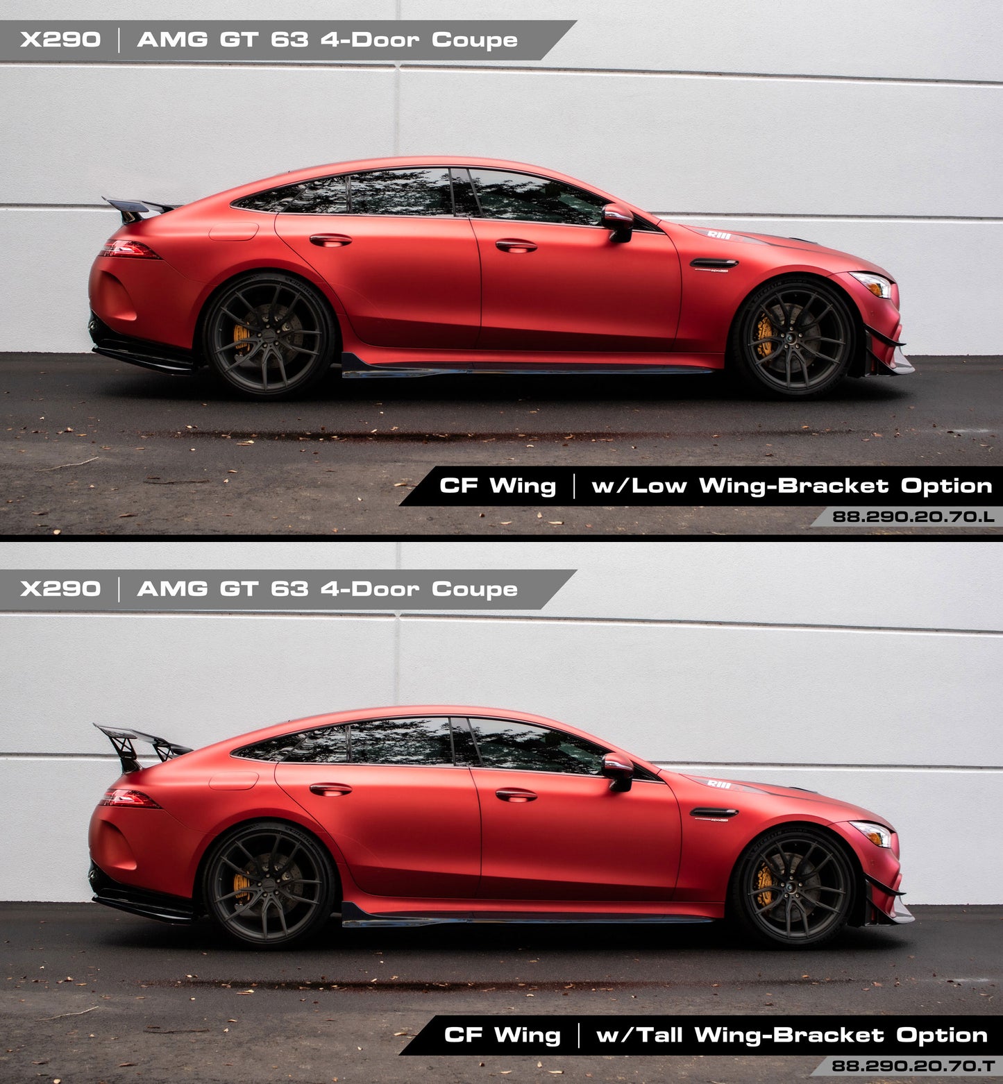 RENNtech | X290 | AMG GT 4-Door Coupe | Rear Wing | Carbon Fiber