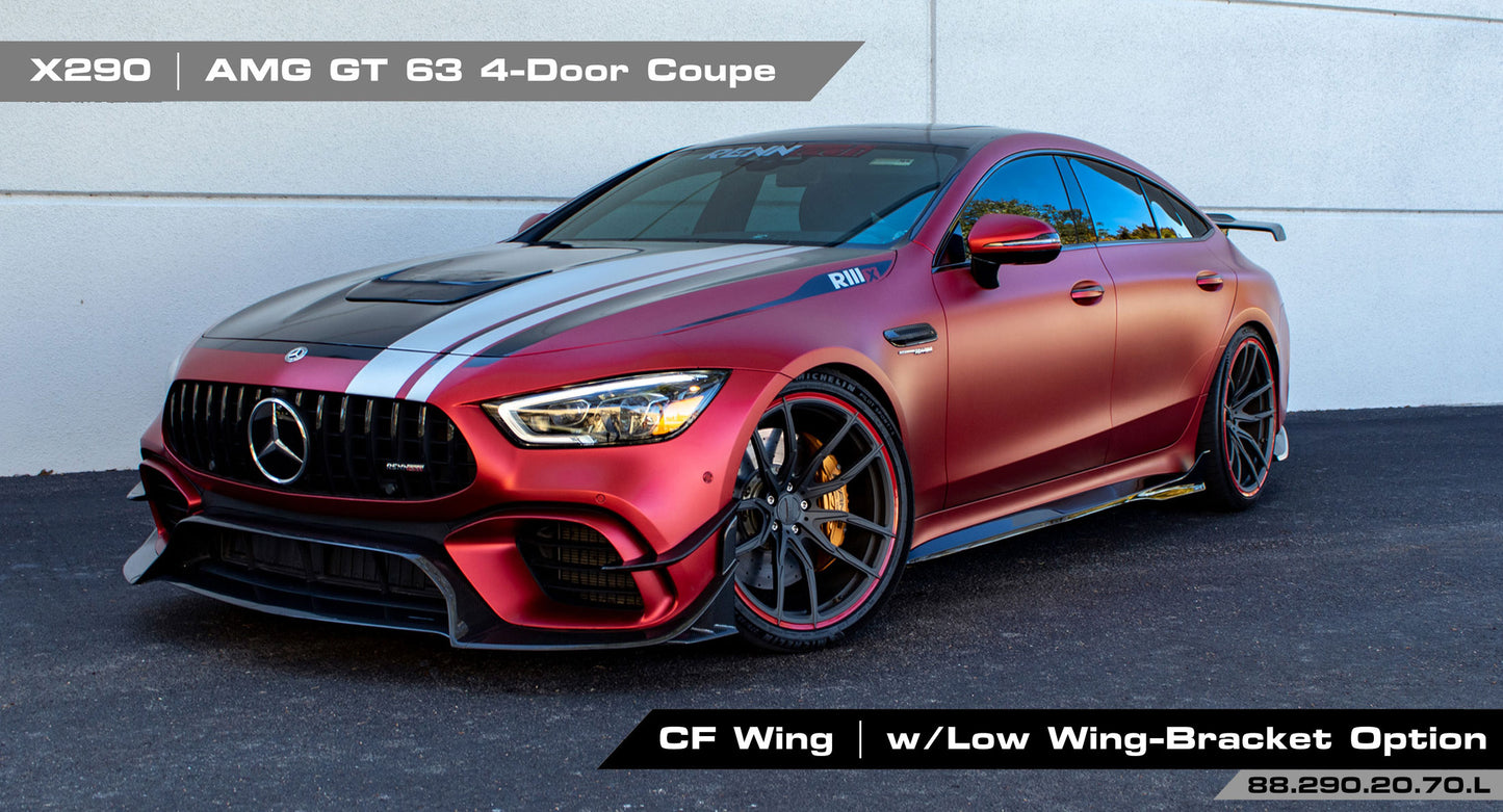 RENNtech | X290 | AMG GT 4-Door Coupe | Rear Wing | Carbon Fiber