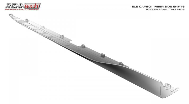 RENNtech | Carbon Fiber | Side Skirts (4pc.) | C197 | SLS AMG/GT