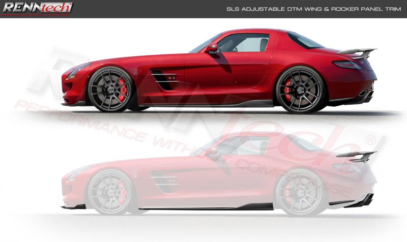 RENNtech | Carbon Fiber | Side Skirts (4pc.) | C197 | SLS AMG/GT