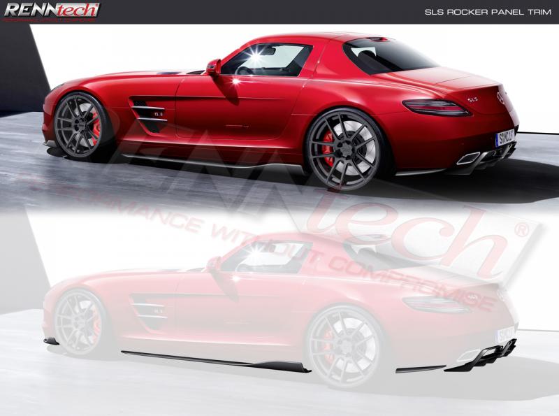RENNtech | Carbon Fiber | Side Skirts (4pc.) | C197 | SLS AMG/GT