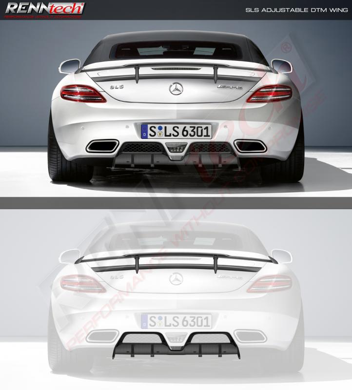 RENNtech | Carbon Fiber | Rear Diffuser | 197 - SLS AMG