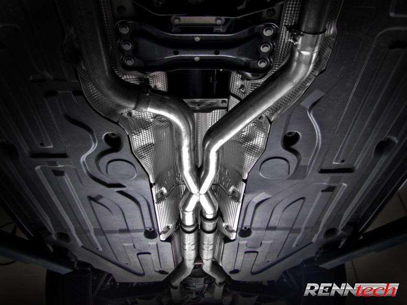 RENNtech Stainless Steel Sound and Performance Pipe for CLK 63 Black Series (C209)