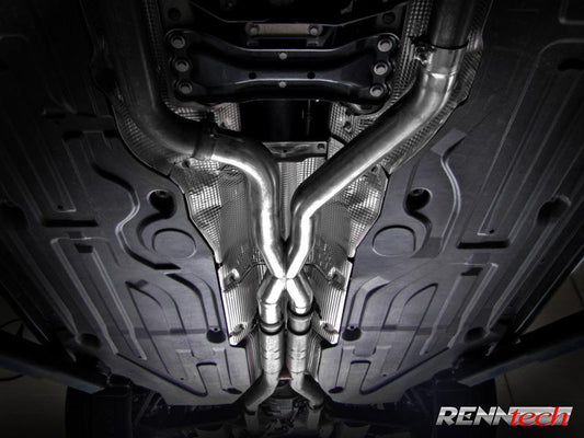 RENNtech Stainless Steel Sound and Performance Pipe for CLK 63 Black Series (C209)