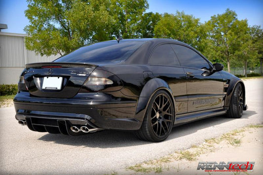 RENNtech Carbon Fiber DIffuser for 209 - CLK 63 AMG Black Series