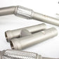 RENNtech Downpipes | 200 Cell Sport Catalytics | 222 - S 550 Sedan | 4.7L V8 BiTurbo | M278