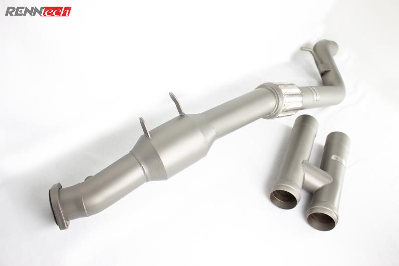 RENNtech Downpipes with 200 Cell Sport Catalytics for 217 - S 63 AMG Coupé BiTurbo M157-Series