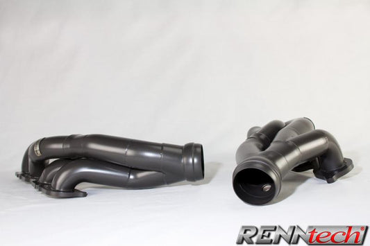 RENNtech Long Tube Headers with Downpipes and 200 Cell Sport Catalytic Converters for 204 - C63