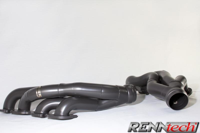 RENNtech Long Tube Headers with Downpipes and 200 Cell Sport Catalytic Converters for 204 - C63