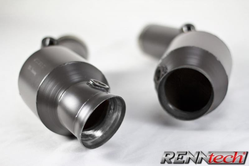 RENNtech Long Tube Headers with Downpipes and 200 Cell Sport Catalytic Converters for 211 - E 63 / 219 - CLS 63