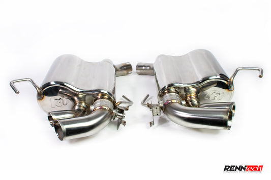 RENNtech | Stainless Steel Sport Mufflers | AMG SL | AMG GT 2-Door
