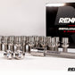 RENNtech Titanium Lug Bolts | Titanium Finish | 2-pc