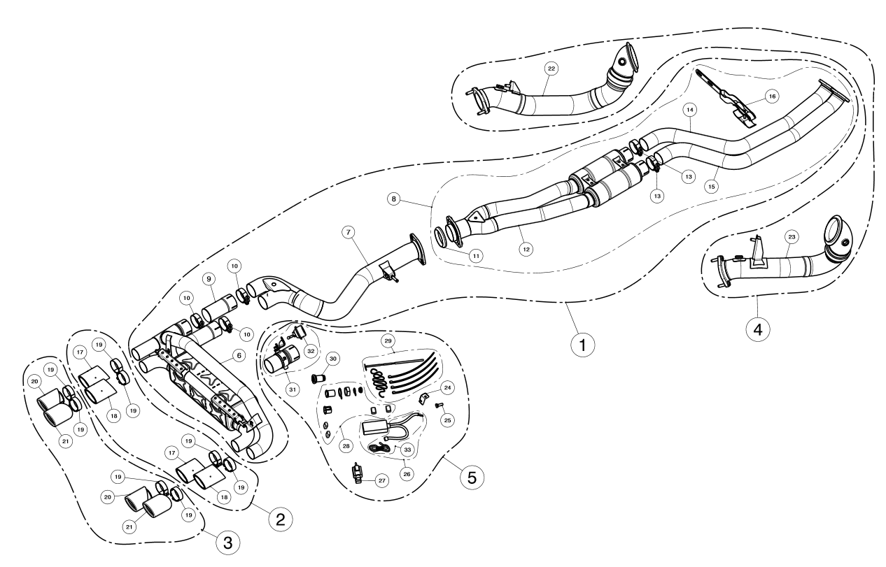 Ligne Akrapovic Evolution (Titane) pour Série 1 M Coupé (E82) 