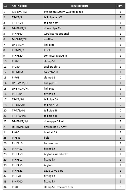 Ligne Akrapovic Evolution (Titane) pour Série 1 M Coupé (E82) 