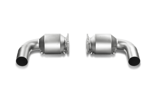 Akrapovic Link pipe set (100 cpsi cats, Titanium) for Porsche 911 Turbo/Turbo S (997.2)