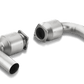 Akrapovic Link pipe set (200 cpsi cats, Titanium) for Porsche 911 Turbo/Turbo S (997.2)