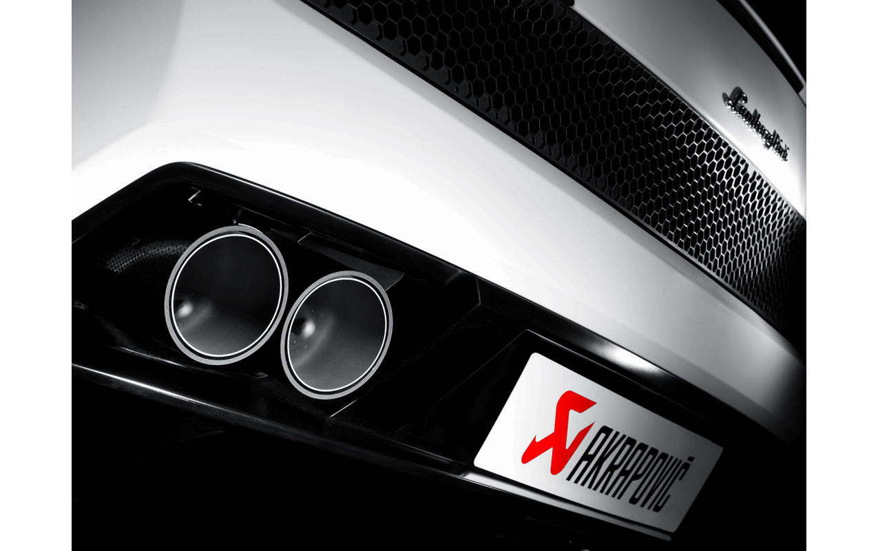 Akrapovic Slip-On Line (Titanium) for Lamborghini Gallardo LP 550-2/560-4 Coupé/Spyder