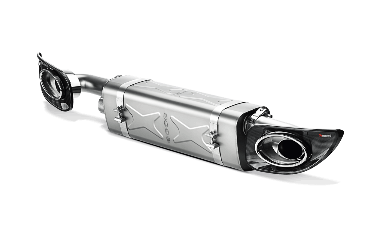 Akrapovic Slip-On Line (Titanium) for Porsche 911 Turbo/Turbo S (997.2)