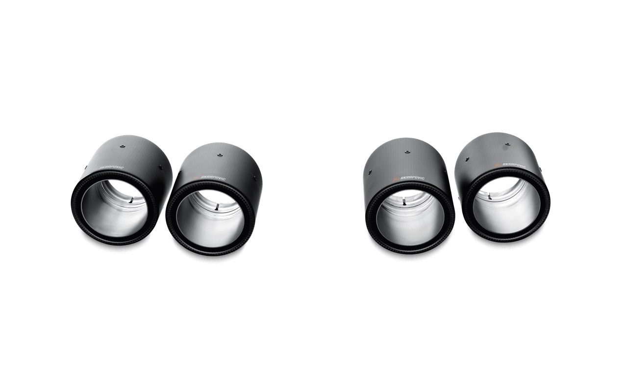 Akrapovic Tail pipe set (Carbon) for BMW M5 and M6
