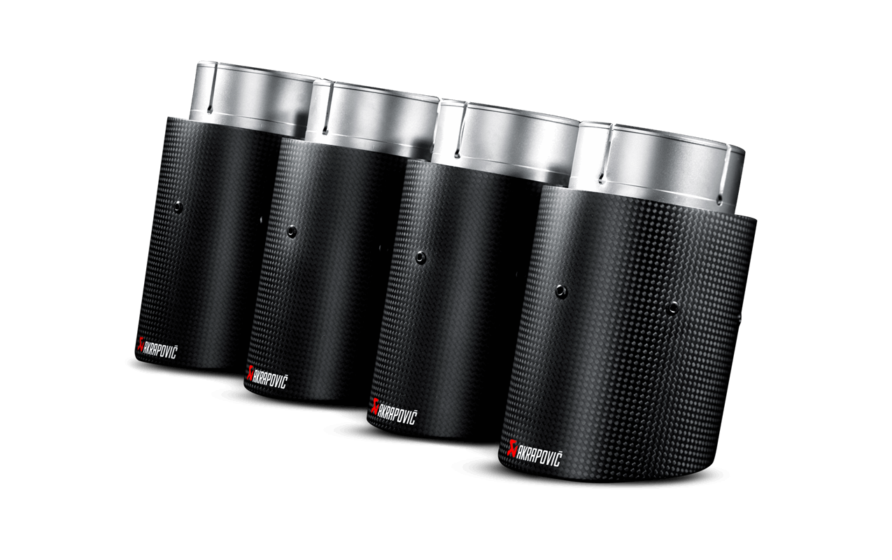 Akrapovic Tail pipe set (Carbon) for BMW M5 and M6