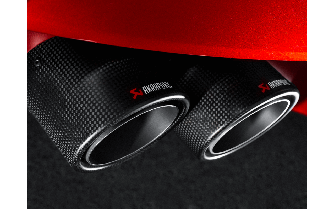 Akrapovic Tail pipe set (Carbon) for BMW M5 and M6