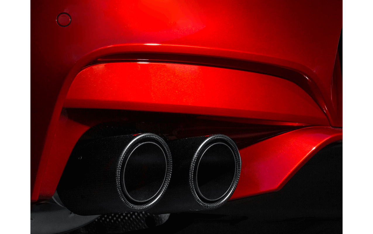 Akrapovic Tail pipe set (Carbon) for BMW M5 and M6