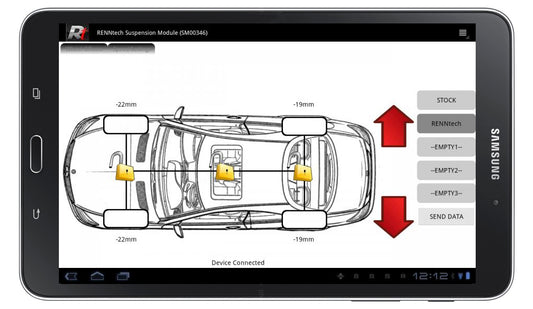 Digitales Tieferlegungsmodul Optionales Tablet - Samsung Galaxy Tab 4 - 8.0