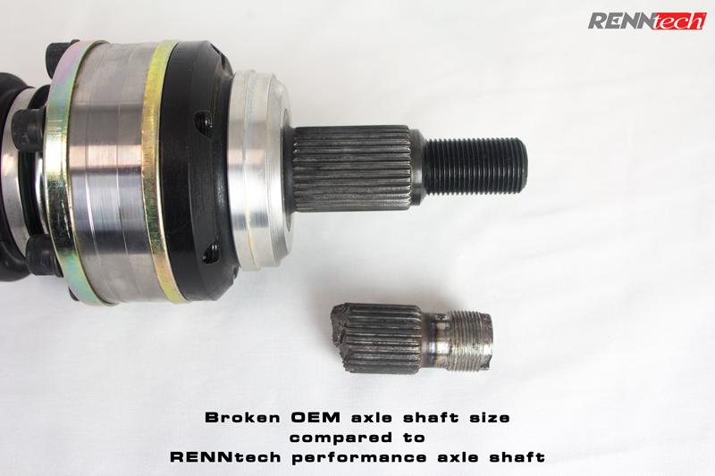 RENNtech Performance Antriebsachsen und Flansche