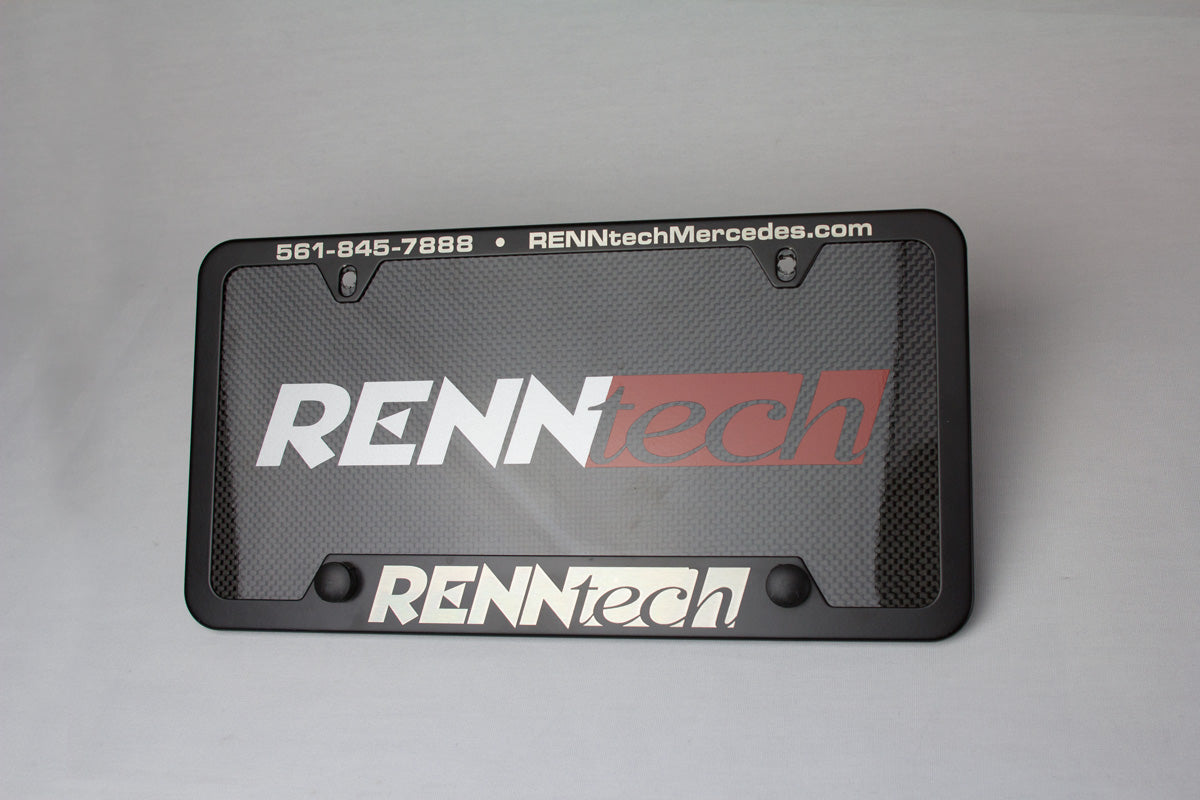 merciページ RENNtech License Plate Frame - Black – RENNtech Inc
