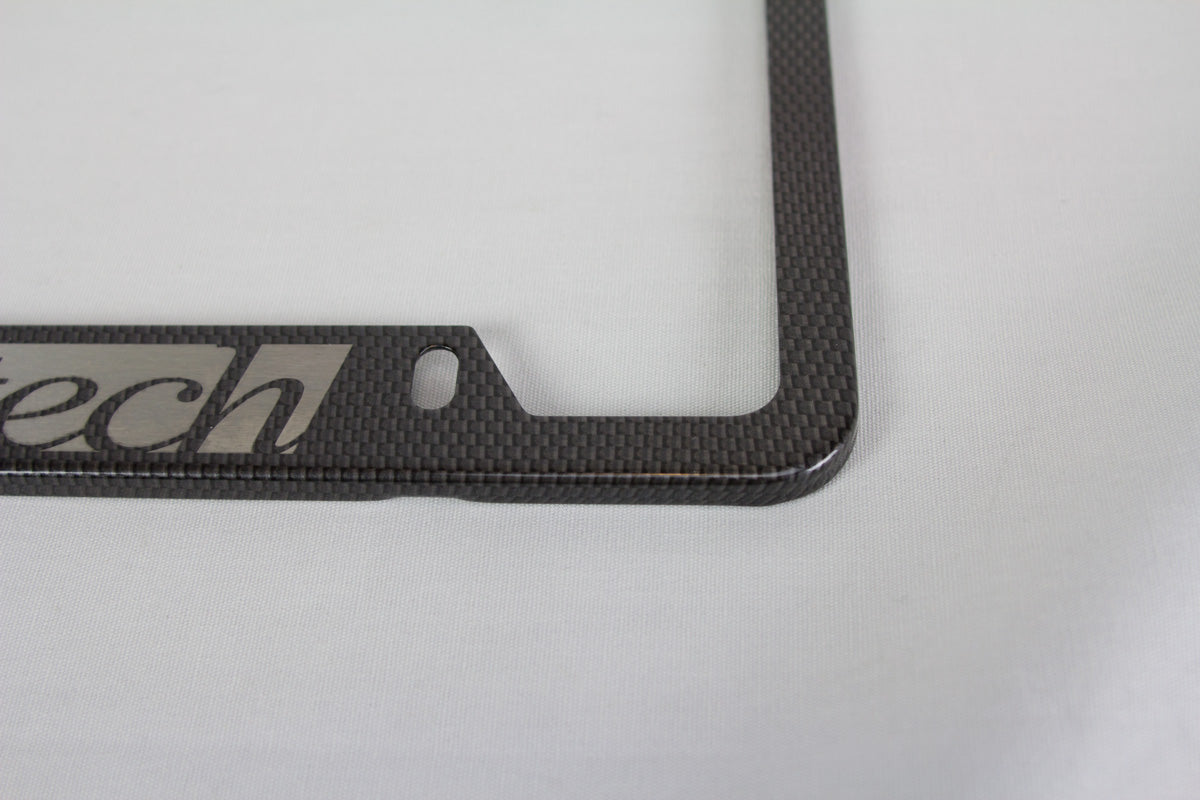 RENNtech License Plate Frame - Carbon