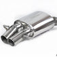RENNtech | Stainless Steel Sport Mufflers without Electronic Valves | C63 /S AMG | C205 - Coupe | 4.0L BiTurbo V8 | M177