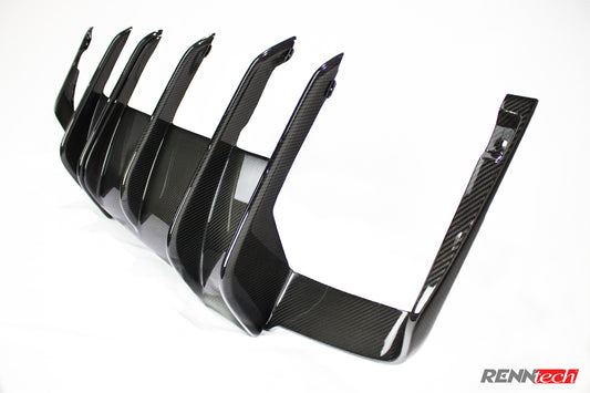 RENNtech | Carbon Fiber | Rear Diffuser | 212 - E Class | Sedan | up to MY 2013