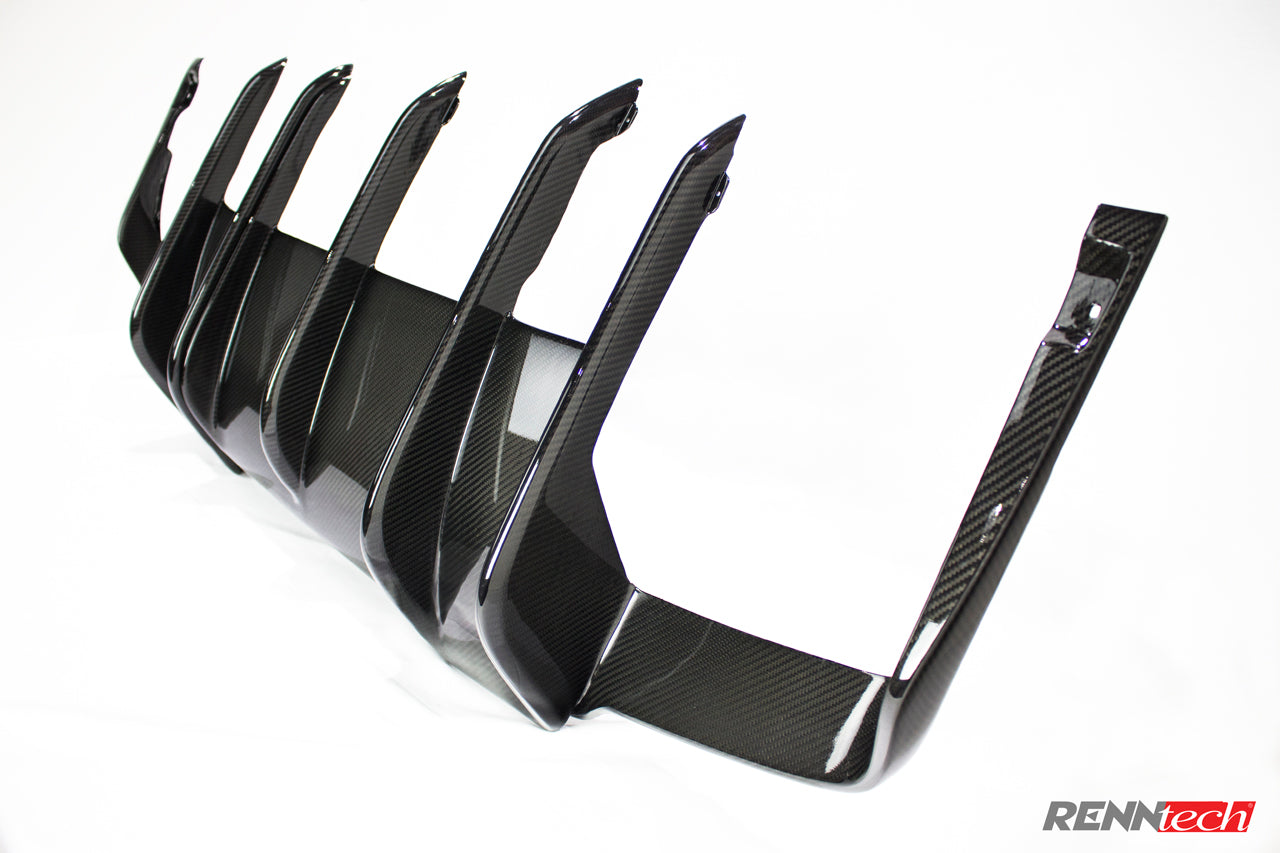 RENNtech | Carbon Fiber | Rear Diffuser | 212 - E Class | Sedan | up to MY 2013