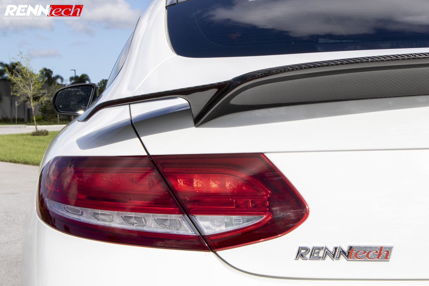 RENNtech | Carbon Fiber | Decklid Spoiler | C205 | C-Class Coupe | Gloss Finish