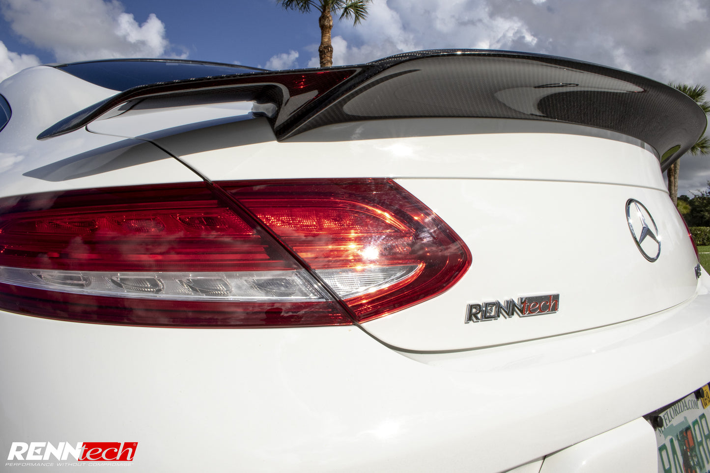 RENNtech | Carbon Fiber | Decklid Spoiler | C205 | C-Class Coupe | Gloss Finish