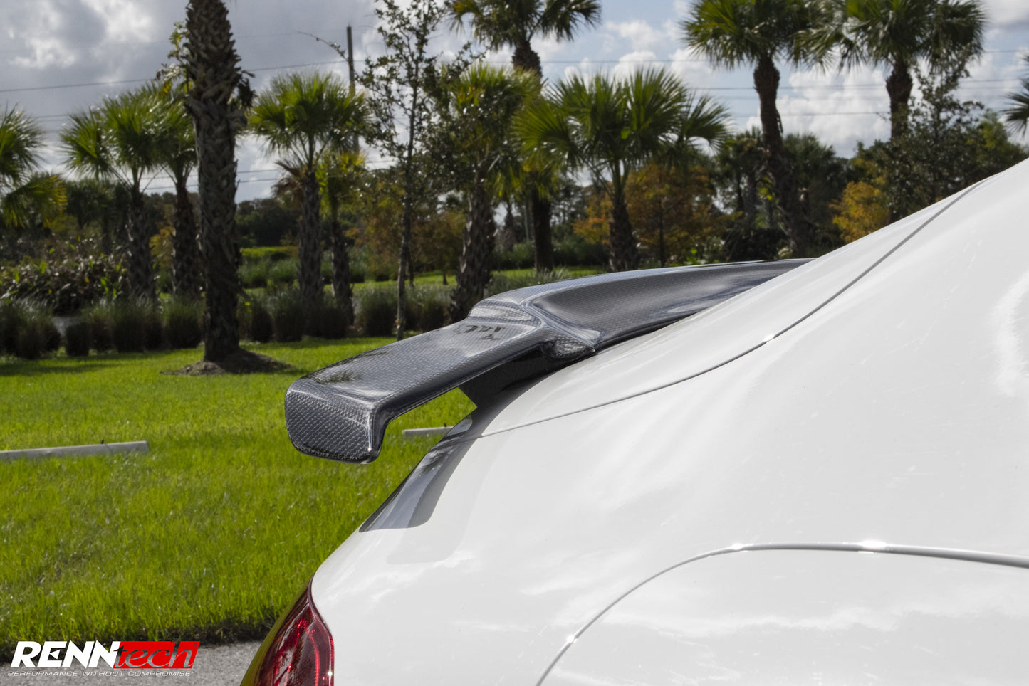 RENNtech | Carbon Fiber | Decklid Spoiler | C205 | C-Class Coupe | Gloss Finish