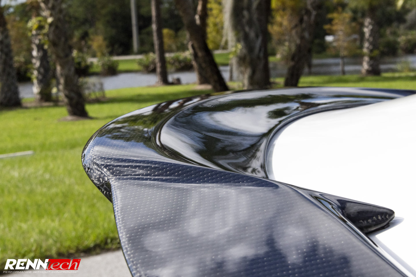 RENNtech | Carbon Fiber | Decklid Spoiler | C205 | C-Class Coupe | Gloss Finish