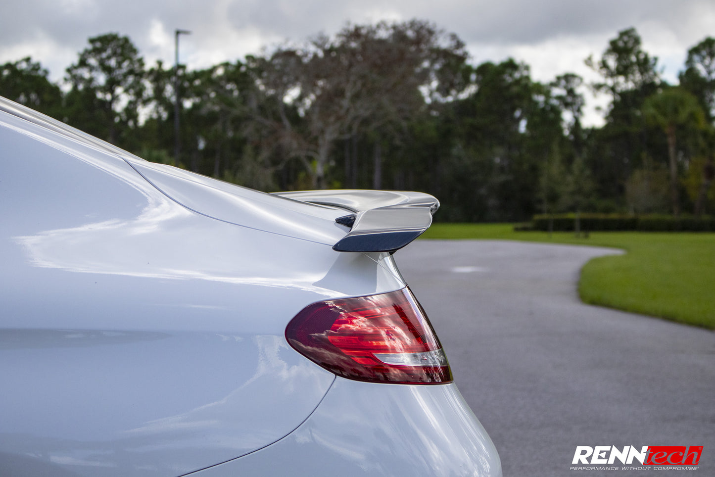 RENNtech | Carbon Fiber | Decklid Spoiler | C205 | C-Class Coupe | Gloss Finish