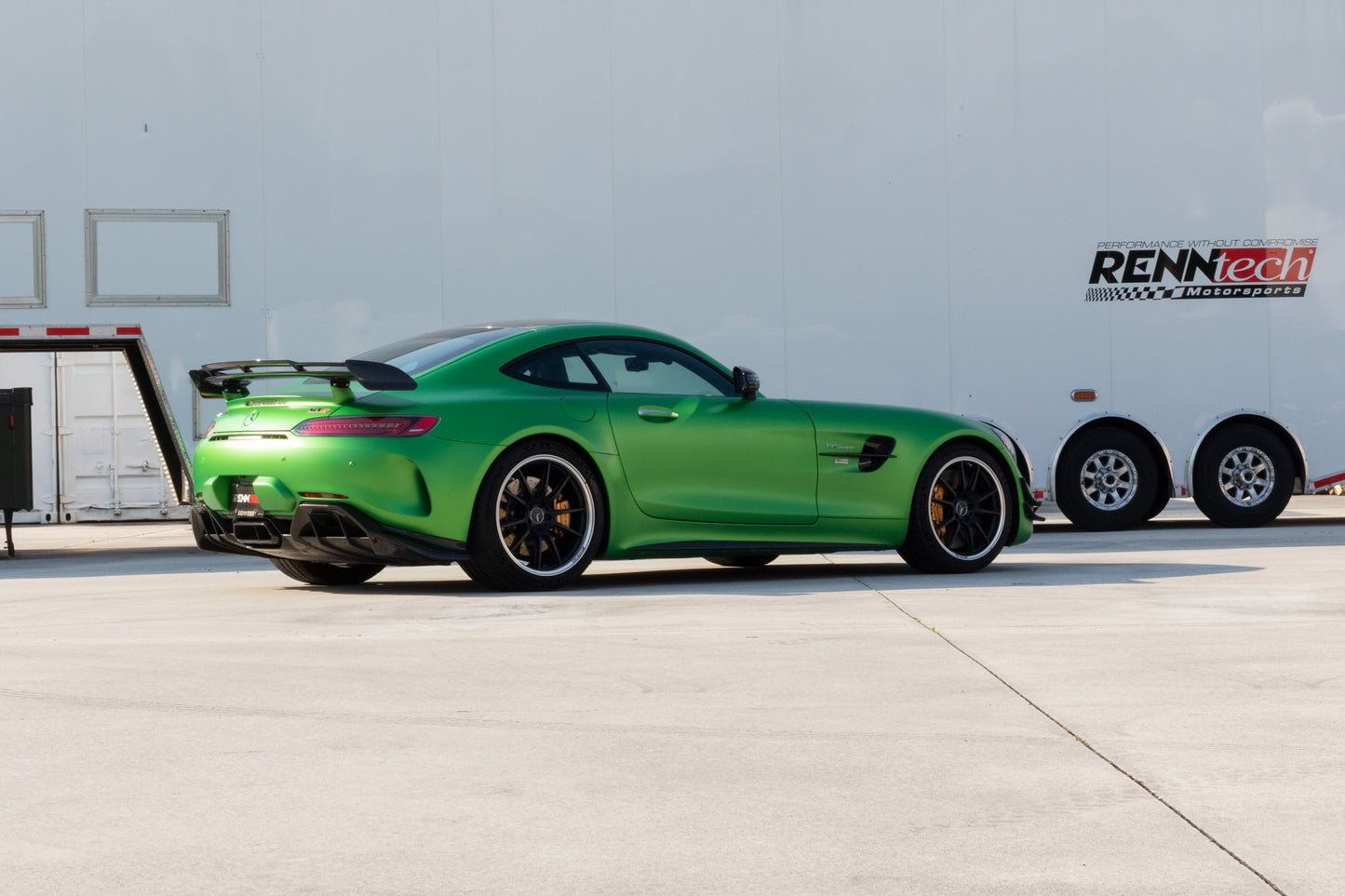 RENNtech | C190 | AMG GT R | Rear Wing Lip w/End Plates | Carbon Fiber