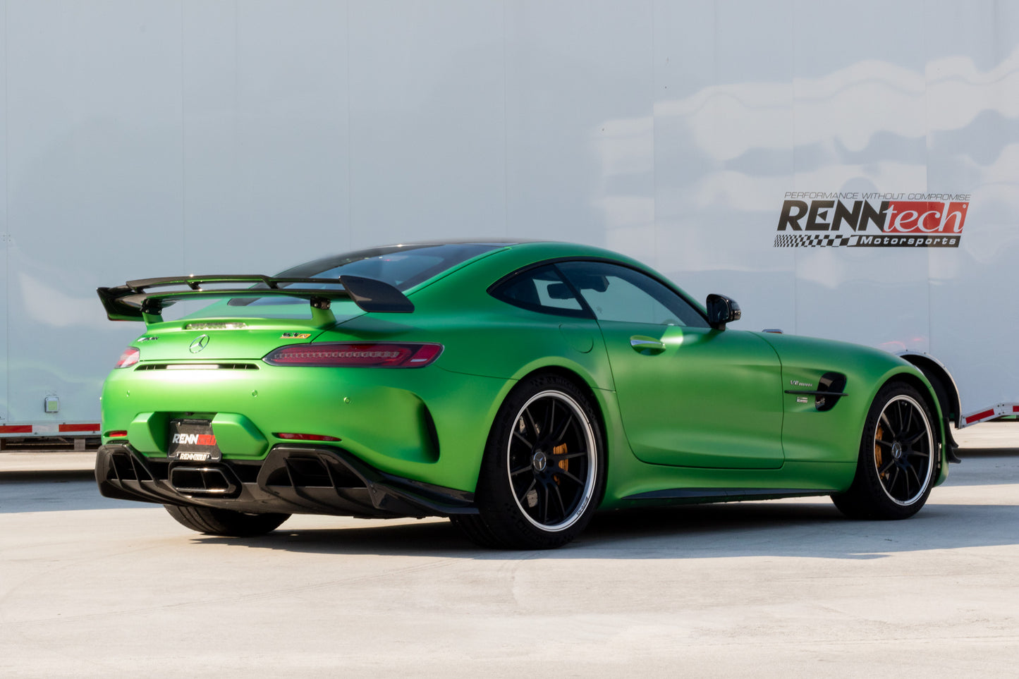 RENNtech | C190 | AMG GT R | Rear Wing Lip w/End Plates | Carbon Fiber