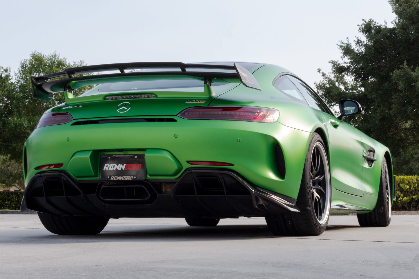 RENNtech | C190 | AMG GT R | Rear Wing Lip w/End Plates | Carbon Fiber