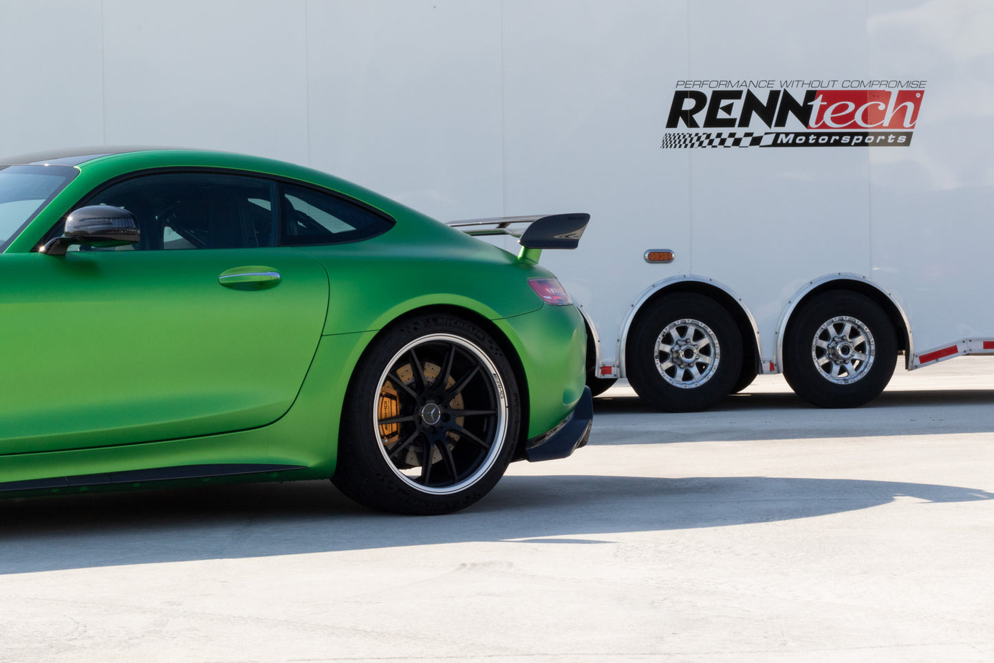 RENNtech | C190 | AMG GT R | Rear Wing Lip w/End Plates | Carbon Fiber