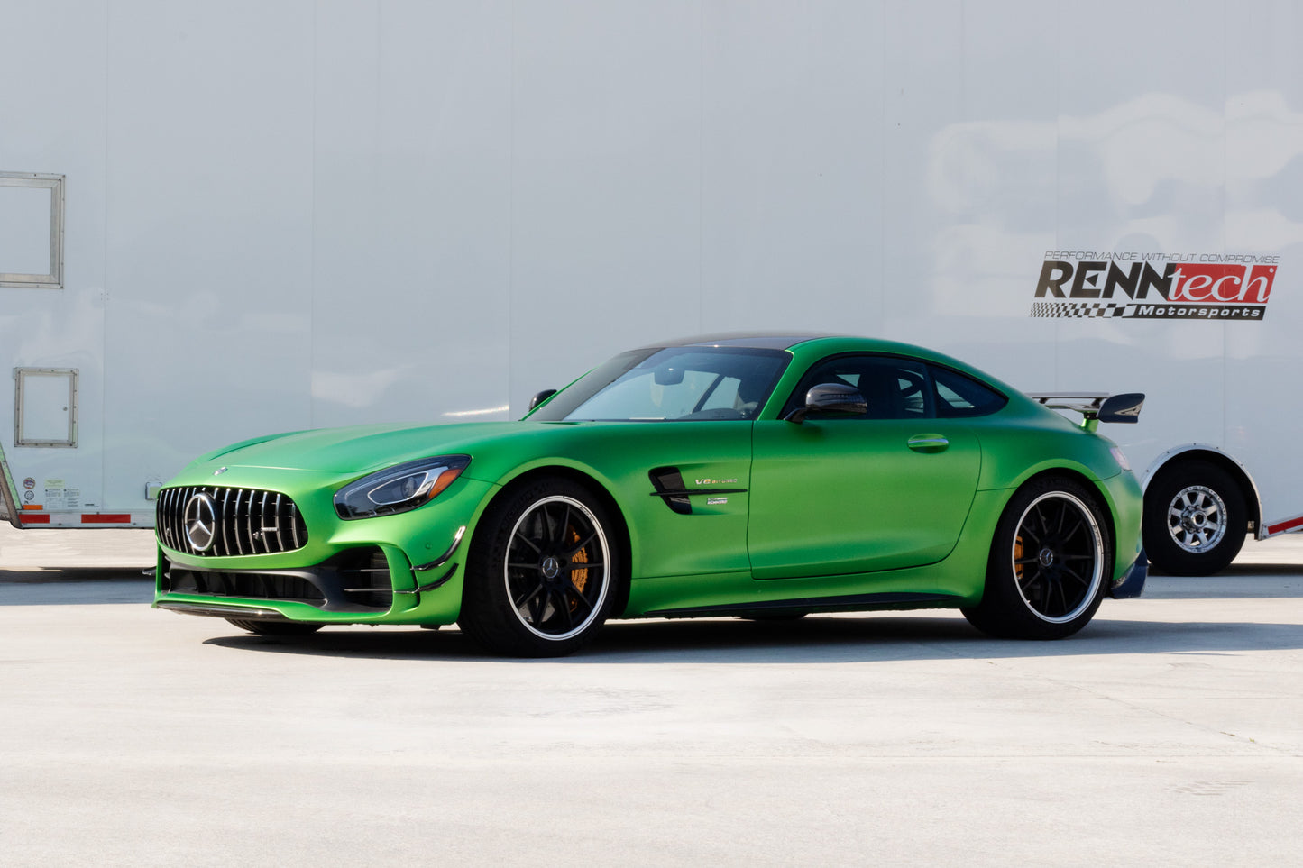 RENNtech | C190 | AMG GT R | Rear Wing Lip w/End Plates | Carbon Fiber