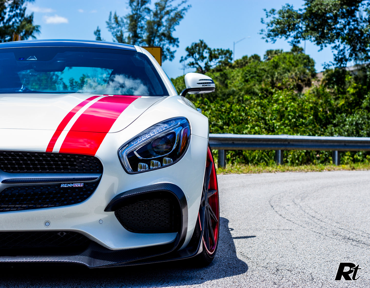 RENNtech | C190 | AMG GT / S | Front Splitter | Carbon Fiber