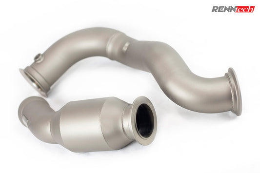 RENNtech | Downpipes mit 200-Zellen-Sportkatalysator | C190 | AMG GT / S | 4,0-l-V8-BiTurbo | M178 