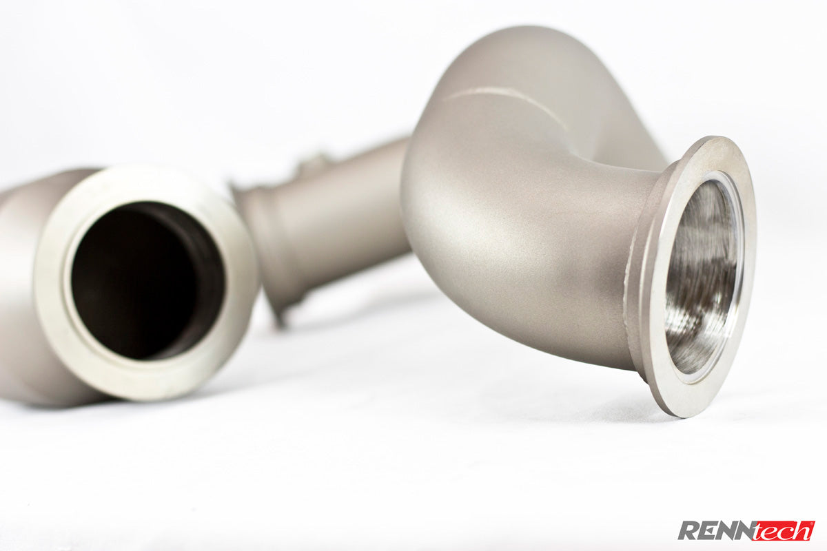 RENNtech | Downpipes w/200 Cell Sport Catalytic Converter | W463 | G550 | 4.0L V8 BiTurbo | M176