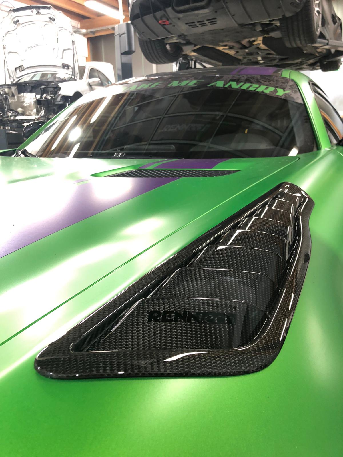 RENNtech | 190 - AMG GT | Fender Extractors | Carbon Fiber