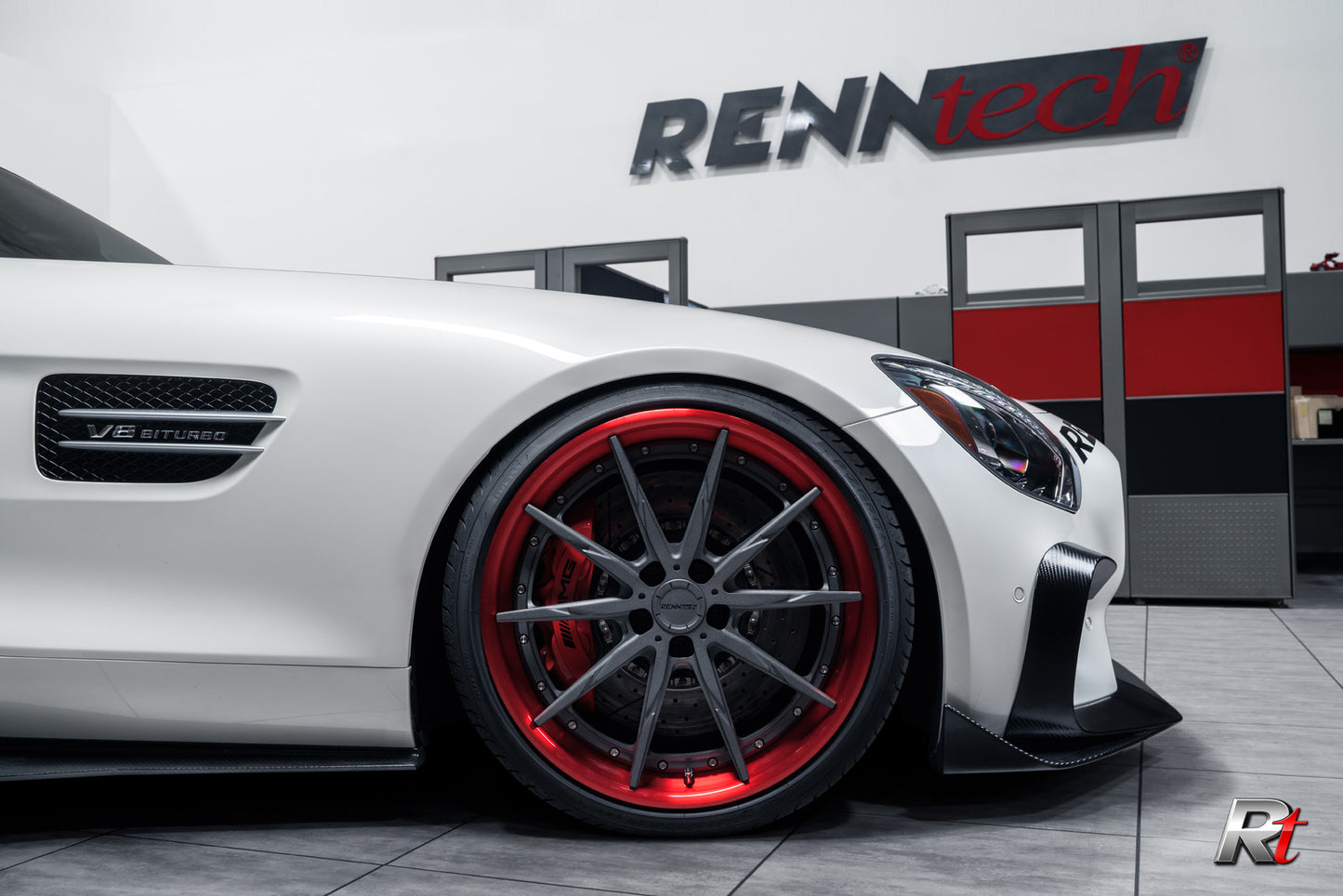 RENNtech | C190 | AMG GT / S | Front Splitter | Carbon Fiber